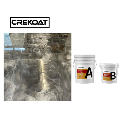 การเคลือบพื้น 3d Epoxy แบบโลหะที่ยั่งยืนสําหรับอิฐไม้