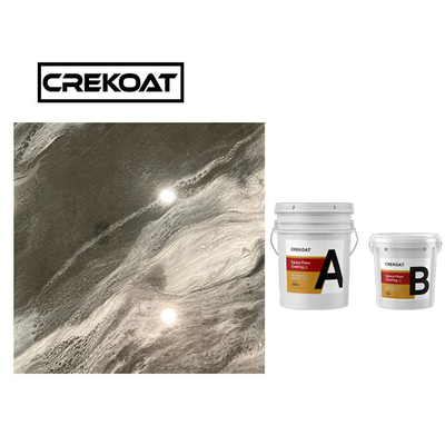 คริสตัลใสคอนกรีต โลหะ Epoxy พื้นเคลือบทนต่อรอยขีดข่วน