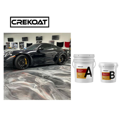 คริสตัลใสคอนกรีต โลหะ Epoxy พื้นเคลือบทนต่อรอยขีดข่วน