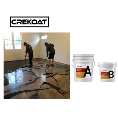 คริสตัลใสคอนกรีต โลหะ Epoxy พื้นเคลือบทนต่อรอยขีดข่วน