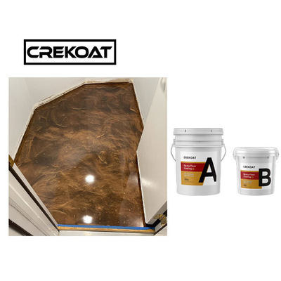 ธ อร์ซินโปร่ง โลหะหมุนพื้น epoxy ฟรี Bubble
