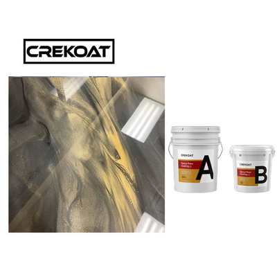 ธ อร์ซินโปร่ง โลหะหมุนพื้น epoxy ฟรี Bubble