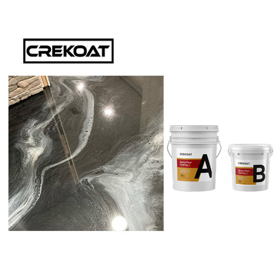 สนามบินสีพื้น Epoxy โลหะ ยอมต่อ UV Epoxy ธ อร์ซินและ Hardner