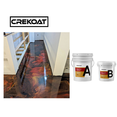 สนามบินสีพื้น Epoxy โลหะ ยอมต่อ UV Epoxy ธ อร์ซินและ Hardner