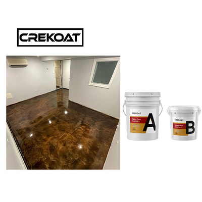การเคลือบพื้น Epoxy โลหะ Self Degassing การผูกพันที่แข็งแรง Epoxy Resin และ Hardener