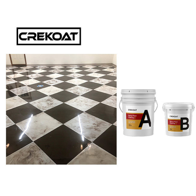 การเคลือบพื้น Epoxy โลหะ Self Degassing การผูกพันที่แข็งแรง Epoxy Resin และ Hardener