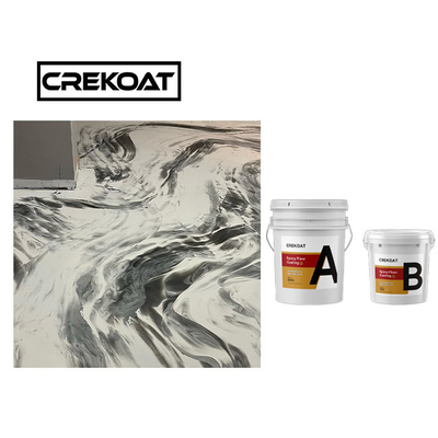 โครงการเคลือบพื้น Epoxy โลหะที่ทนทาน