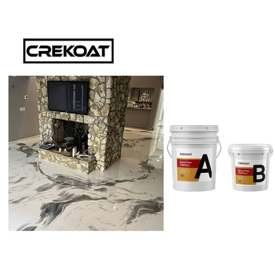 โครงการเคลือบพื้น Epoxy โลหะที่ทนทาน