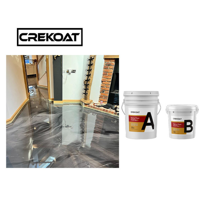 โลหะ Epoxy Resin พื้นเคลือบสารละลาย การรักษาเร็วน้อย