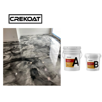โลหะ Epoxy Resin พื้นเคลือบสารละลาย การรักษาเร็วน้อย