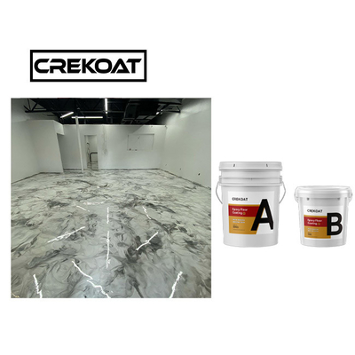 2 องค์ประกอบ AB ธ อร์สิน โลหะ Epoxy พื้นเคลือบกันน้ํา