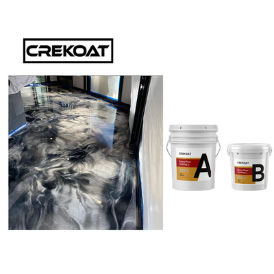 2 องค์ประกอบ AB ธ อร์สิน โลหะ Epoxy พื้นเคลือบกันน้ํา