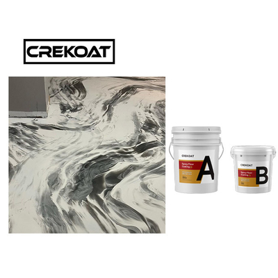ระบบการเคลือบพื้นด้วยสี Epoxy ผงผง Epoxy resin โลหะ