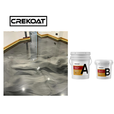 ระบบการเคลือบพื้นด้วยสี Epoxy ผงผง Epoxy resin โลหะ