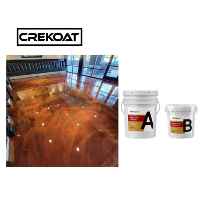 แผ่นพื้นโรงรถยนต์ Epoxy โลหะกันความร้อนที่ไม่คลื่น