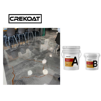 แผ่นพื้นโรงรถยนต์ Epoxy โลหะกันความร้อนที่ไม่คลื่น