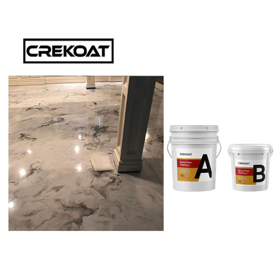 แผ่นพื้นโรงรถยนต์ Epoxy โลหะกันความร้อนที่ไม่คลื่น