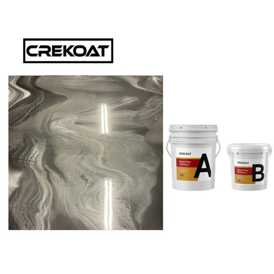 2 ส่วน โลหะ Epoxy พื้นเคลือบกันสกิ๊ด ความทนทานสูง