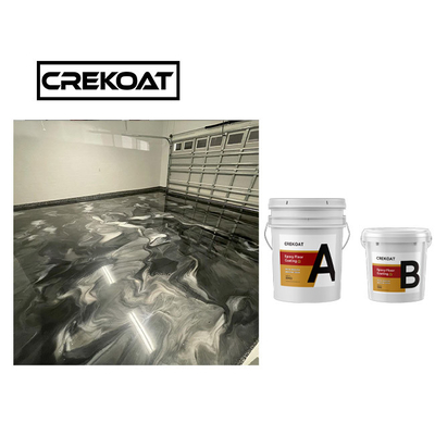 2 ส่วน โลหะ Epoxy พื้นเคลือบกันสกิ๊ด ความทนทานสูง