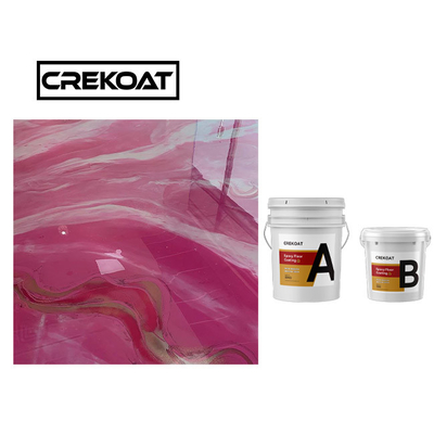 โครงการการค้าโลหะสีขาว Epoxy รีซิน พื้นเคลือบเคลือบเคลือบเคลือบ