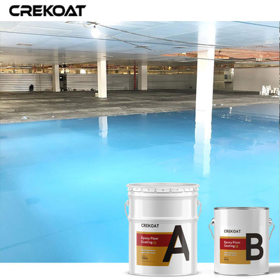 SGS อุตสาหกรรม Epoxy Floor Coating สีพื้นที่ใช้สารละลายมีแสงสว่างสูง