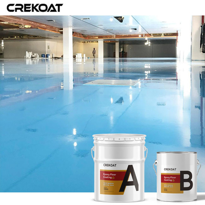 SGS อุตสาหกรรม Epoxy Floor Coating สีพื้นที่ใช้สารละลายมีแสงสว่างสูง