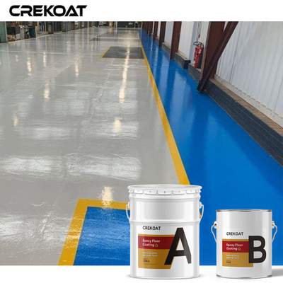 สีคอนกรีตที่ไม่มีสายสี ลายพื้น Epoxy Resin Flooring สารเคมีป้องกันการลื่น