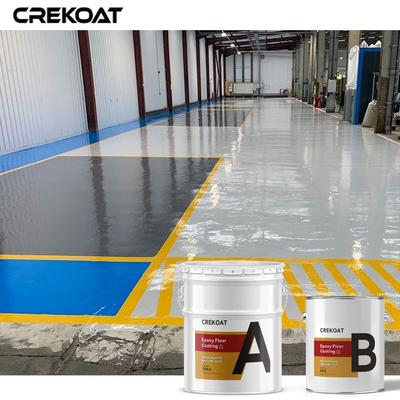สีคอนกรีตที่ไม่มีสายสี ลายพื้น Epoxy Resin Flooring สารเคมีป้องกันการลื่น