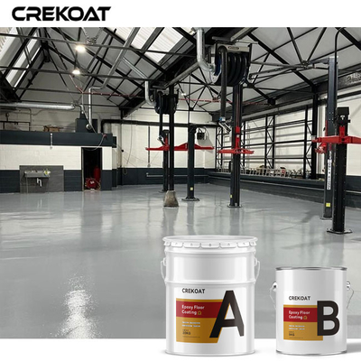 หนาวเร็ว อุตสาหกรรมโรงรถยนต์พื้น Epoxy ผิวเคลือบสําหรับคอนกรีตพื้นฐาน