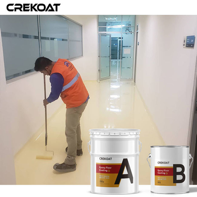 ป้องกันการกัดกร่อน ไม่ลื่น Epoxy floor coating สอดคล้องกับ VOC
