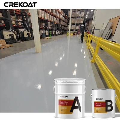 หนาภาระงานกระจ่าง อุตสาหกรรม Epoxy พื้นเคลือบผิวคอนกรีตไม่เลื่อน