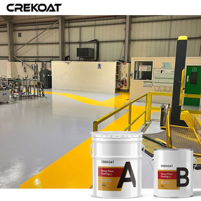 หนาภาระงานกระจ่าง อุตสาหกรรม Epoxy พื้นเคลือบผิวคอนกรีตไม่เลื่อน