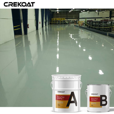 ป้องกันการกัดกร่อน ไม่ลื่น Epoxy floor coating สอดคล้องกับ VOC