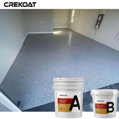 การป้องกันการลื่นของสีคอนกรีต Epoxy Resin Flake สําหรับพื้นโรงรถ