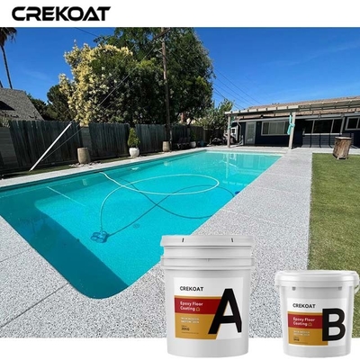 ป้องกันการลื่น ผงผง Epoxy การเคลือบโรงรถยนต์ พื้นผงพืชผง Epoxy ด้วยผง