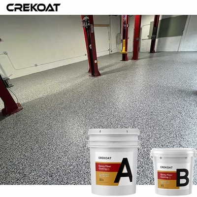 สารละลายฟรี Epoxy Flake Coating เนื้อเยื่อต้านการลื่นและการออกแบบที่โดดเด่น