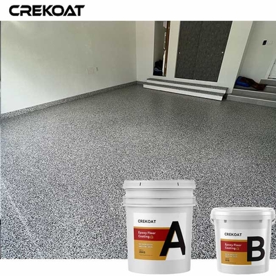 สารละลายฟรี Epoxy Flake Coating เนื้อเยื่อต้านการลื่นและการออกแบบที่โดดเด่น