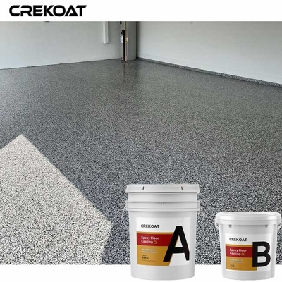 ผงเคลือบพื้น Epoxy Resin ชัดเจน Polyurethane Polyaspartic สําหรับพื้นคอนกรีต