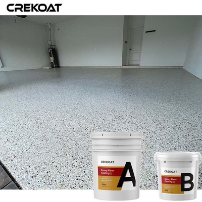 ผงเคลือบพื้น Epoxy Resin ชัดเจน Polyurethane Polyaspartic สําหรับพื้นคอนกรีต