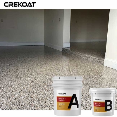 ผงเคลือบพื้น Epoxy Resin ชัดเจน Polyurethane Polyaspartic สําหรับพื้นคอนกรีต