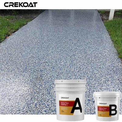 5 มิลลิเมตร วินิลฟlakes Epoxy Resin floor coating ให้ความทนทาน ความทนต่อแรงกระแทก