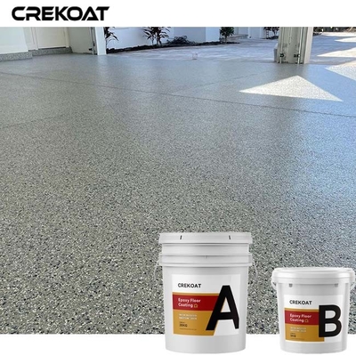 5 มิลลิเมตร วินิลฟlakes Epoxy Resin floor coating ให้ความทนทาน ความทนต่อแรงกระแทก