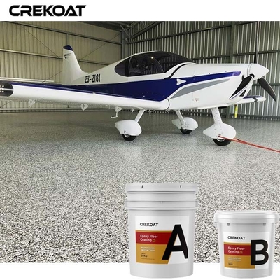 UV ทันทนาการ Epoxy Clear Resin Floor Coating ความแข็งแรงทางอุตสาหกรรม