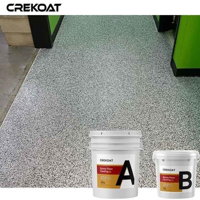 UV ทันทนาการ Epoxy Clear Resin Floor Coating ความแข็งแรงทางอุตสาหกรรม