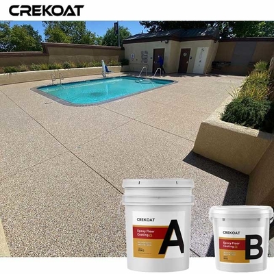 ทนต่อการสกัดรอย Epoxy Resin Floor Coating สําหรับระบบแผ่นกระจายเสียง
