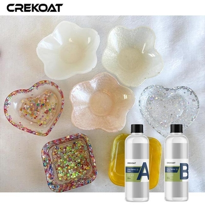 ความสว่างสูง Art Liquid Casting Resin 2 แกลลอน เสริมความมั่นคง UV สําหรับรูปปั้นกลางแจ้ง