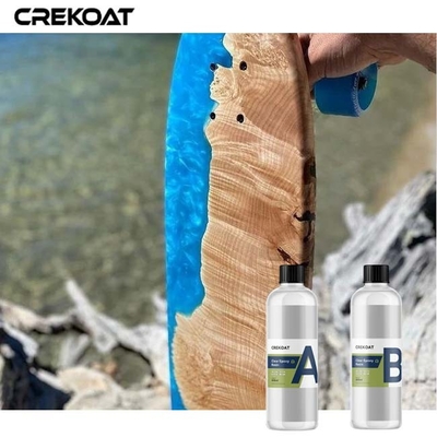 1 แกลลอน Clear Casting Resin Kit Epoxy Resin เกรดทะเลสําหรับโต๊ะ