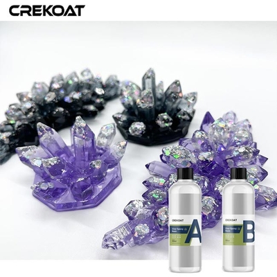 ธ อร์การโยนเหลวใสกระจก สูตรสําหรับ Geodes ธ อร์สดใส