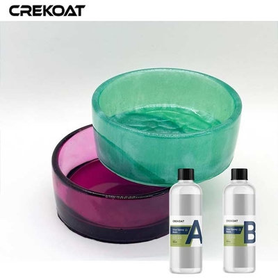 ความสว่างสูง Art Liquid Casting Resin 2 แกลลอน เสริมความมั่นคง UV สําหรับรูปปั้นกลางแจ้ง