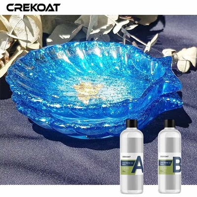 กลิ่นต่ํา 1: 1 ยางยาง Epoxy ชัดเจนที่เข้ากันได้กับสีผงขาวเพชร